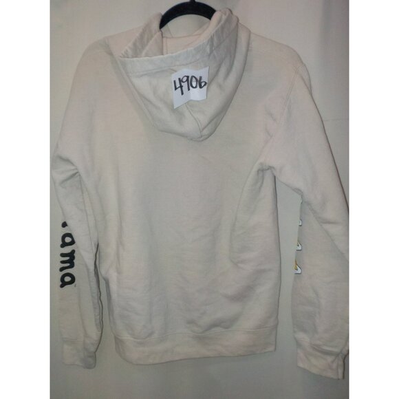 Sanrio Gudetama Tan Hoodie Sweatshirt Adult Size M Unisex "The Lazy Egg" No Tie - Picture 5 of 6